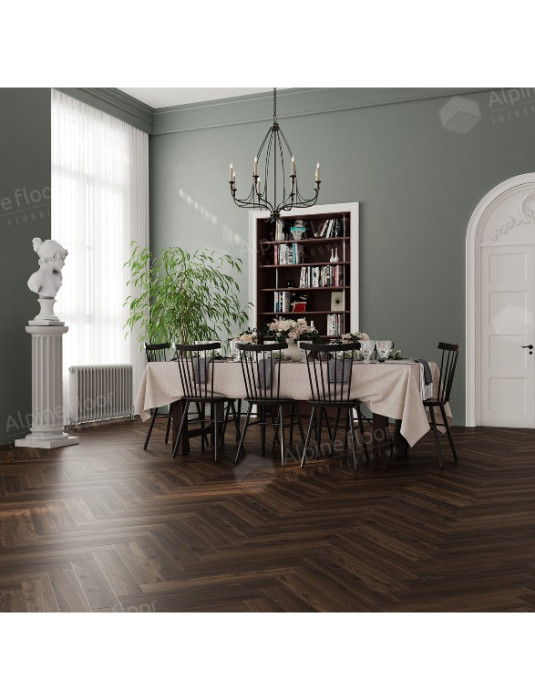 Ламинат 34 класса Alpine floor Herringbone 12 LF105-14 Дуб Абруццо