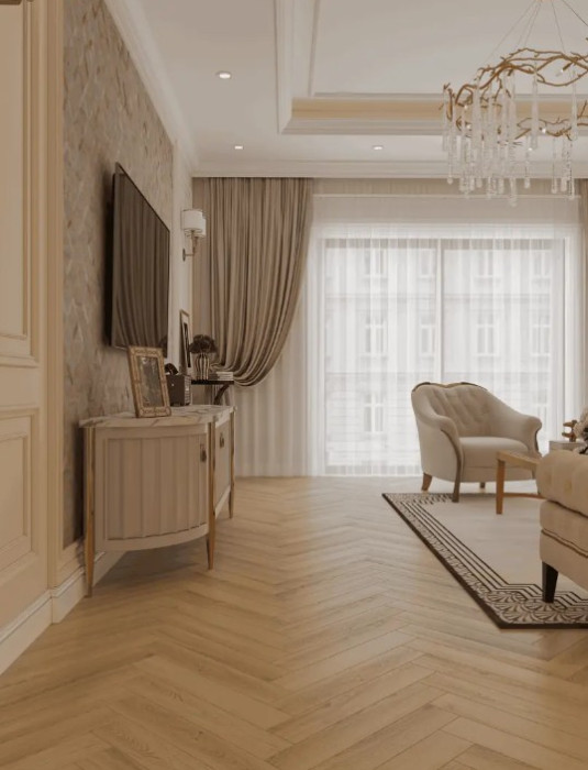 Ламинат 33 класса Alpine floor Herringbone Elegante LF303-32 Дуб Борео