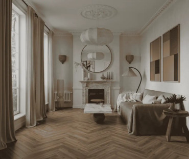 Ламинат 34 класса Alpine floor Herringbone Elegante Strong LF304-37 Дуб Велла