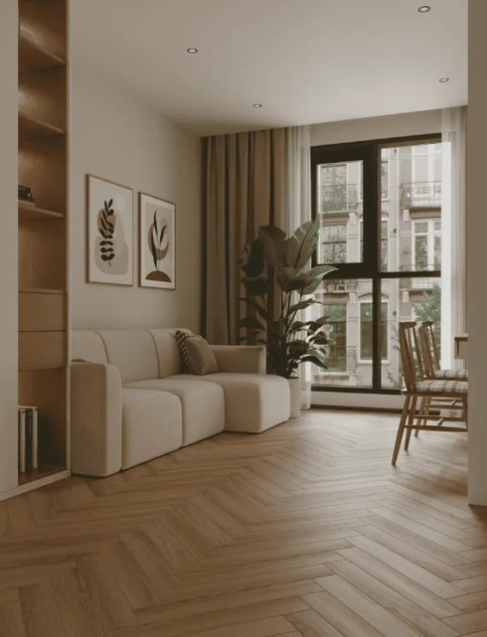 Ламинат 34 класса Alpine floor Herringbone Elegante Strong LF304-36 Дуб Наксос