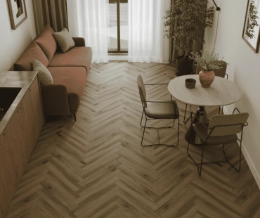 Ламинат 33 класса Alpine floor Herringbone Elegante LF303-40 Дуб Лира